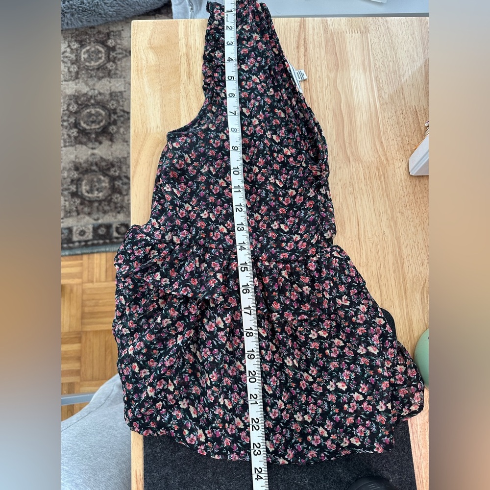 American Eagle Outfitters Floral Ruffled Tank Top - Picture 11 of 11